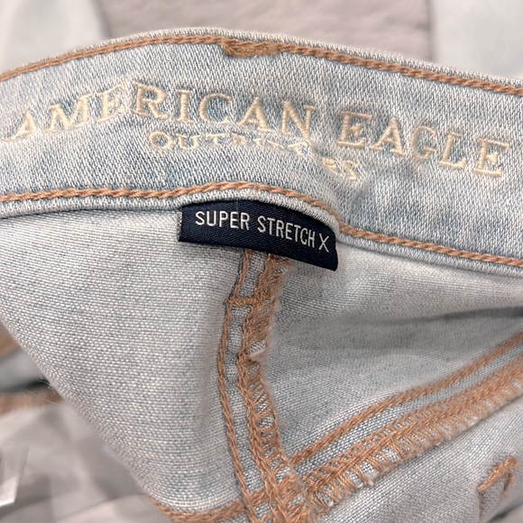 American Eagle Jeggings. super stretch low waist jeans. Size 14 regular women’s. - Picture 6 of 8